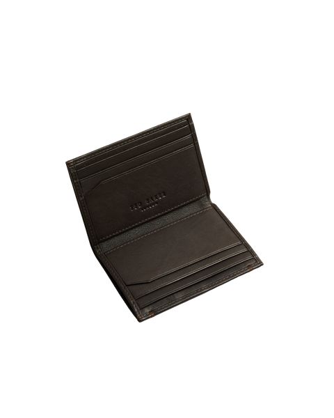 ZACKS BI-FOLD CARD HOLDER (DK BROWN)
