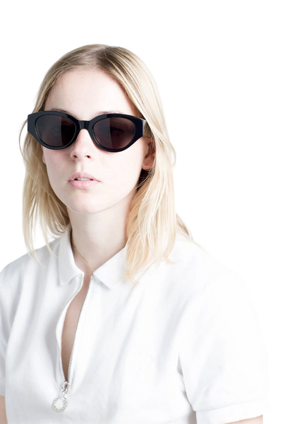 RETROSUPERFUTURE DREW MAMA SUNGLASSES (BLACK)