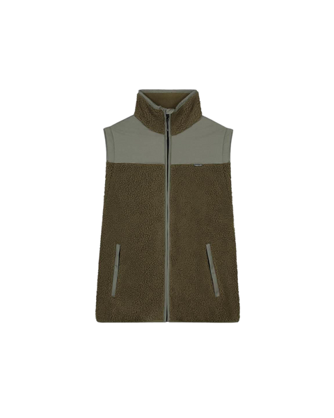 MAIUM TEDDY CARDIGAN (ARMY GREEN)