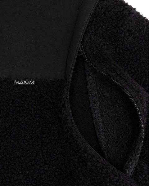 MAIUM TEDDY CARDIGAN (BLACK)
