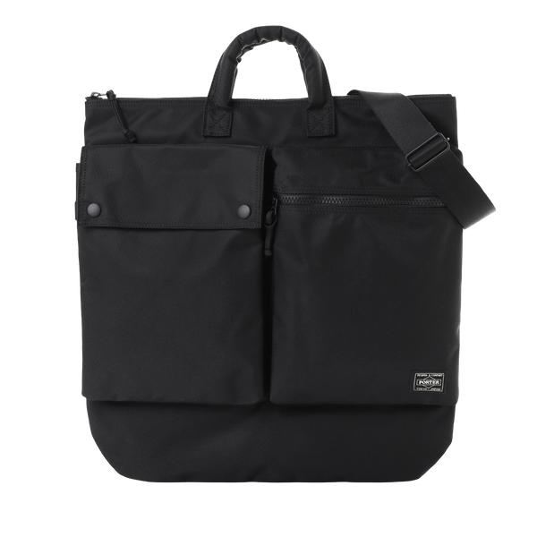 PORTER YOSHIDA & CO UNIT 2 WAY HELMET BAG (BLACK)
