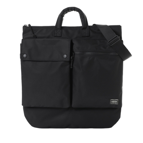 PORTER YOSHIDA & CO UNIT 2 WAY HELMET BAG (BLACK)