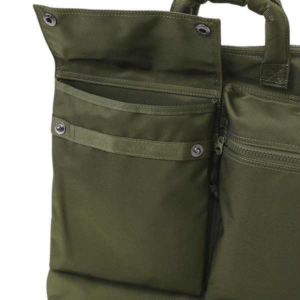 PORTER YOSHIDA & CO UNIT 2 WAY HELMET BAG (OLIVE)