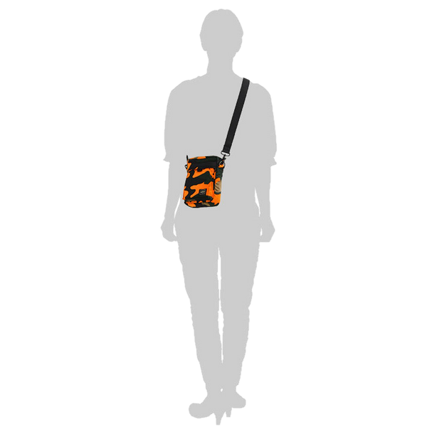 PORTER YOSHIDA & CO STAND VERTICLE SHOULDER BAG (ORANGE CAMO) (Copy)