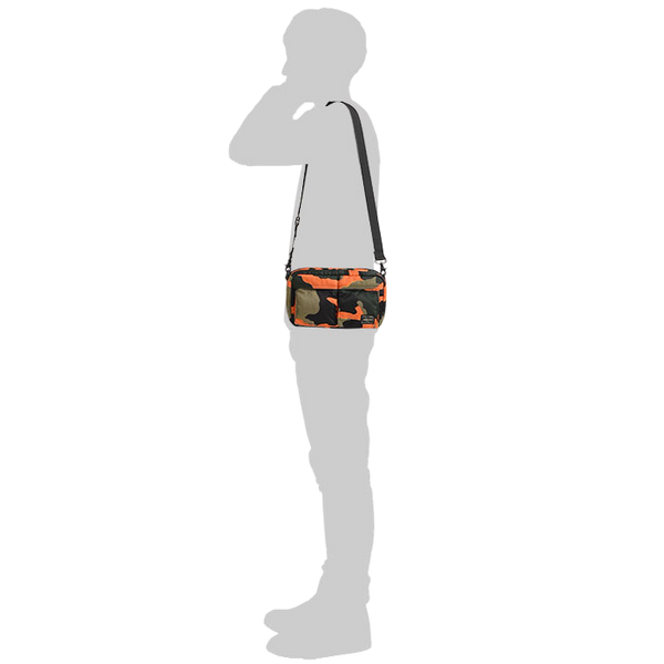 PORTER YOSHIDA & CO STAND 2 WAY SHOULDER BAG (ORANGE CAMO)