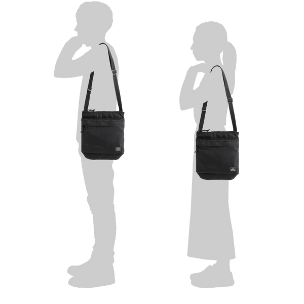 PORTER YOSHIDA & CO FORCE SHOULDER BAG (BLACK)