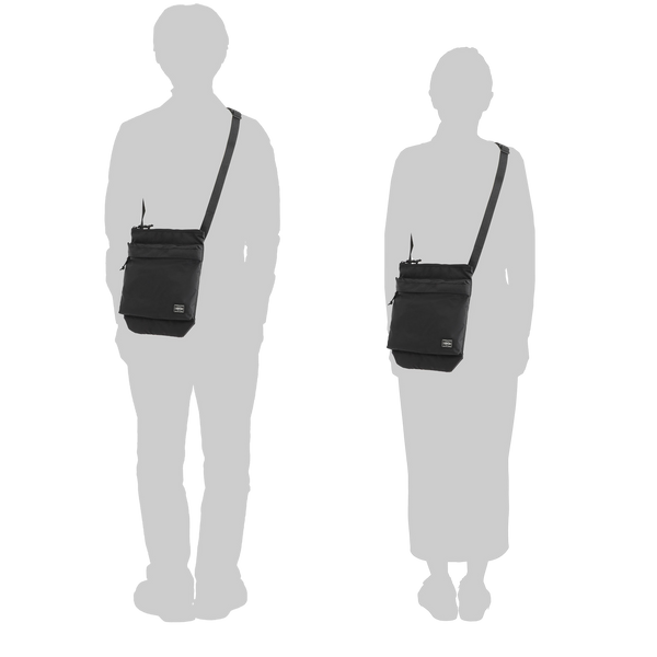 PORTER YOSHIDA & CO FORCE SHOULDER BAG (BLACK)
