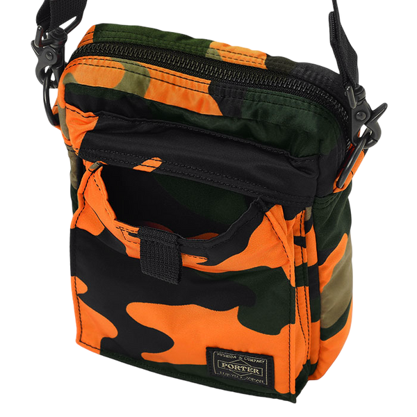 PORTER YOSHIDA & CO STAND VERTICLE SHOULDER BAG (ORANGE CAMO) (Copy)