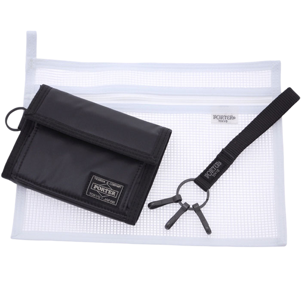 PORTER YOSHIDA & CO CAPSULE WALLET (BLACK)