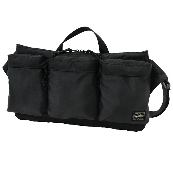 PORTER YOSHIDA & CO FORCE WAIST BAG (BLACK)