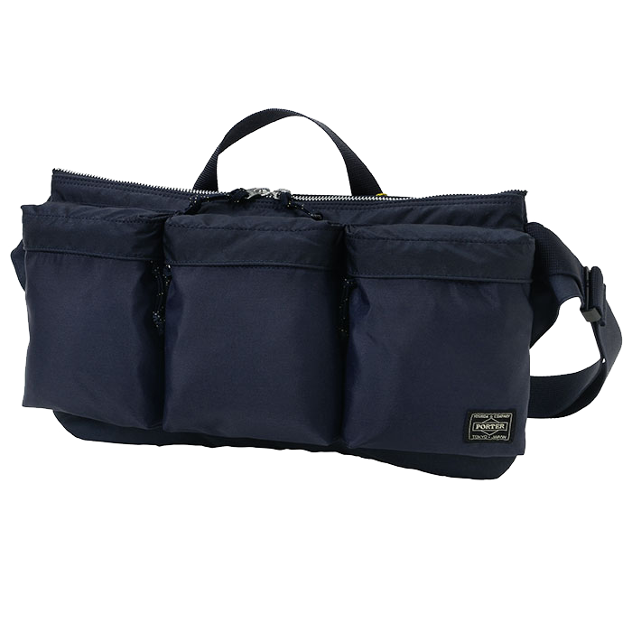 PORTER YOSHIDA & CO FORCE WAIST BAG (NAVY)