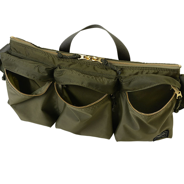 PORTER YOSHIDA & CO FORCE WAIST BAG (OLIVE)