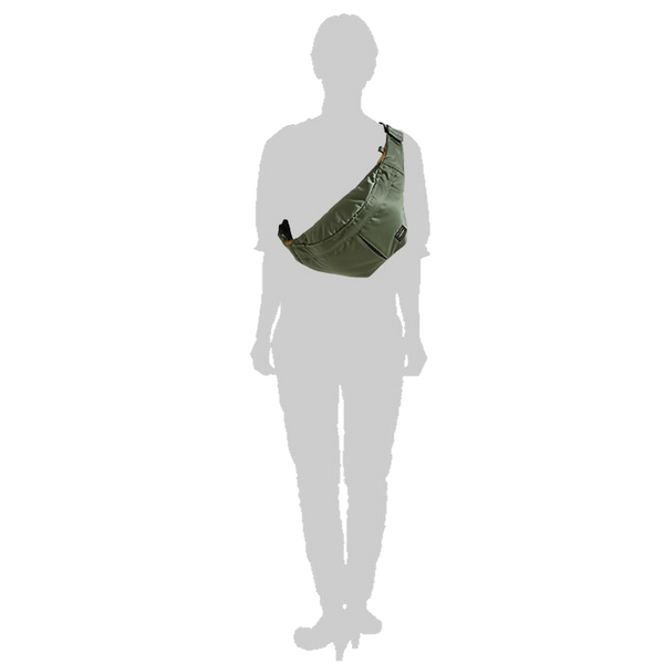 PORTER YOSHIDA & CO TANKER WAISTBAG (L) SAGE GREEN