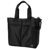 PORTER YOSHIDA & CO TANKER 2 WAY TOTE (BLACK)