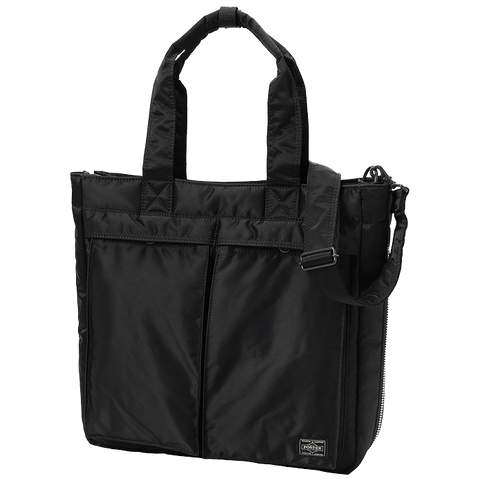 PORTER YOSHIDA & CO TANKER 2 WAY TOTE (BLACK)
