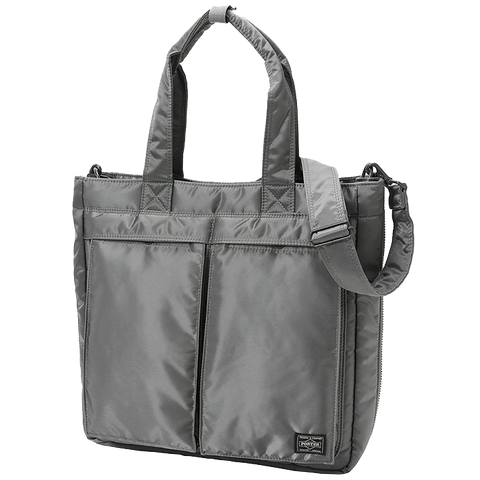 PORTER YOSHIDA & CO TANKER 2 WAY TOTE (SILVER)