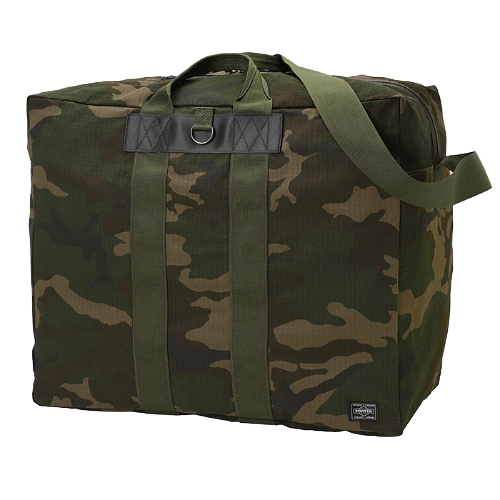PORTER YOSHIDA & CO PLATOON BOSTON BAG (WOODLAND OLIVE)