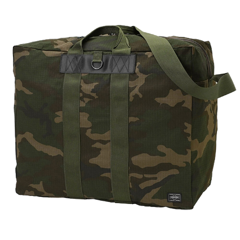 PORTER YOSHIDA & CO PLATOON BOSTON BAG (WOODLAND OLIVE)