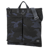 PORTER YOSHIDA & CO PLATOON 2 WAY HELMET BAG (WOODLAND NAVY)