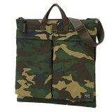 PORTER YOSHIDA & CO PLATOON 2 WAY HELMET BAG (WOODLAND SAND)