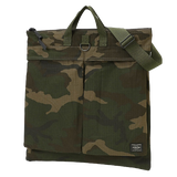 PORTER YOSHIDA & CO PLATOON 2 WAY HELMET BAG (WOODLAND OLIVE)
