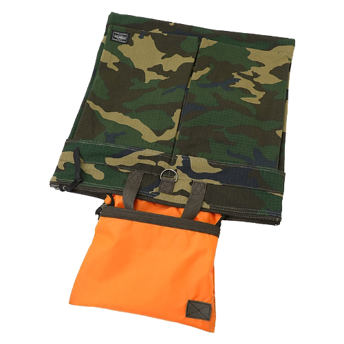 PORTER YOSHIDA & CO PLATOON 2 WAY HELMET BAG (WOODLAND SAND)