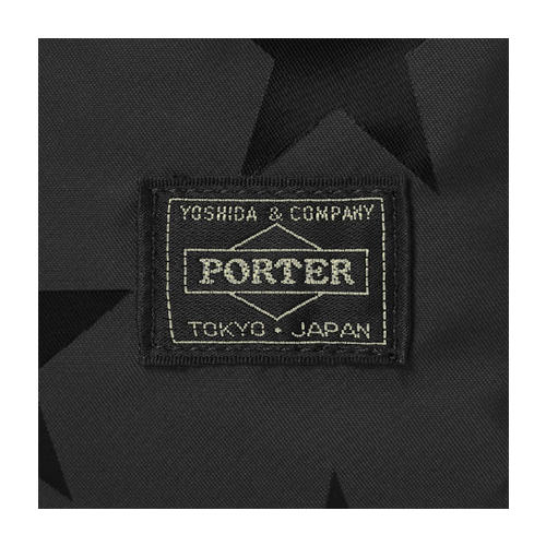 PORTER YOSHIDA & CO FLAG DOCUMENT CASE (BLACK)