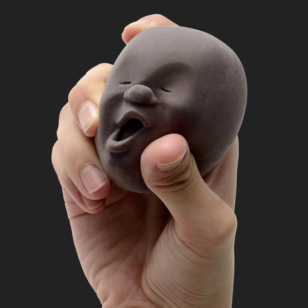 CAOMARU STRESS BALLS (HO FACE) BROWN