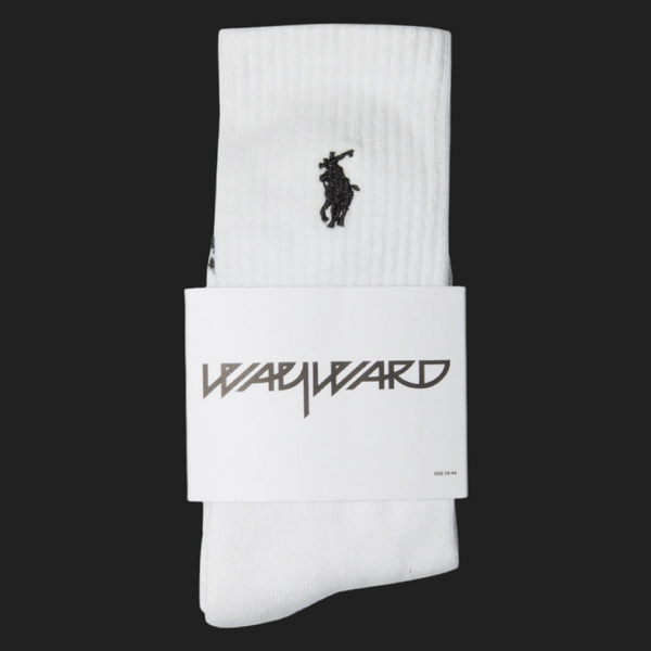 WAYWARD LONDON: WALPHY SOCK (WHITE)