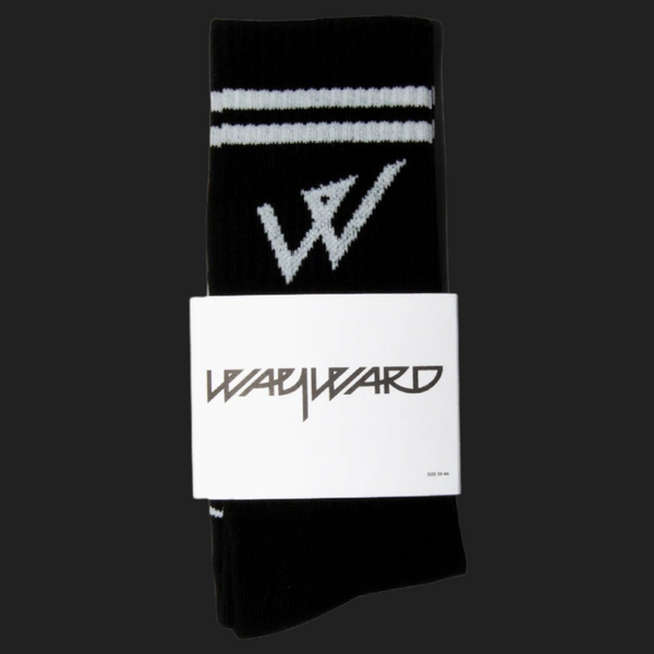 WAYWARD LONDON: LOWGO SOCK (BLACK)