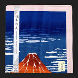 UKIYOE JAPANESE POCKET SQUARES (Blue Mount Fuji)