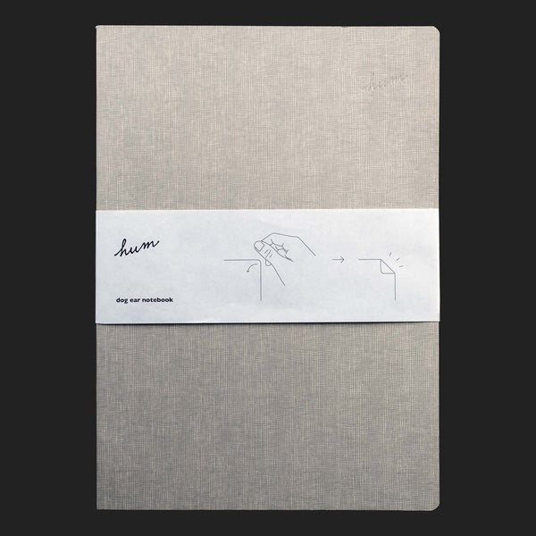 HUM STATIONARY DOG EAR NOTEBOOK (LARGE)