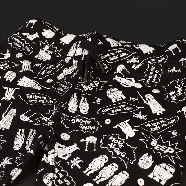 LITTLE ELEVEN PARIS STAR WARS CARTOON JOGGING BOTTOMS