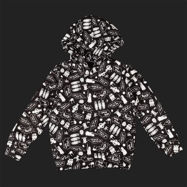 LITTLE ELEVEN PARIS STAR WARS CARTOON HOODY