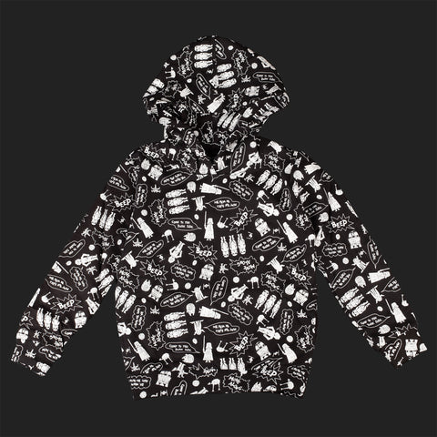 LITTLE ELEVEN PARIS STAR WARS CARTOON HOODY