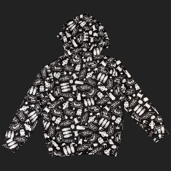 LITTLE ELEVEN PARIS STAR WARS CARTOON HOODY