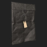 SIWA STRING & BUTTON ENVELOPE (BLACK)