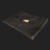 SIWA STRING & BUTTON ENVELOPE (BLACK)