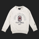 CHENILLE CREW (MARL GREY)