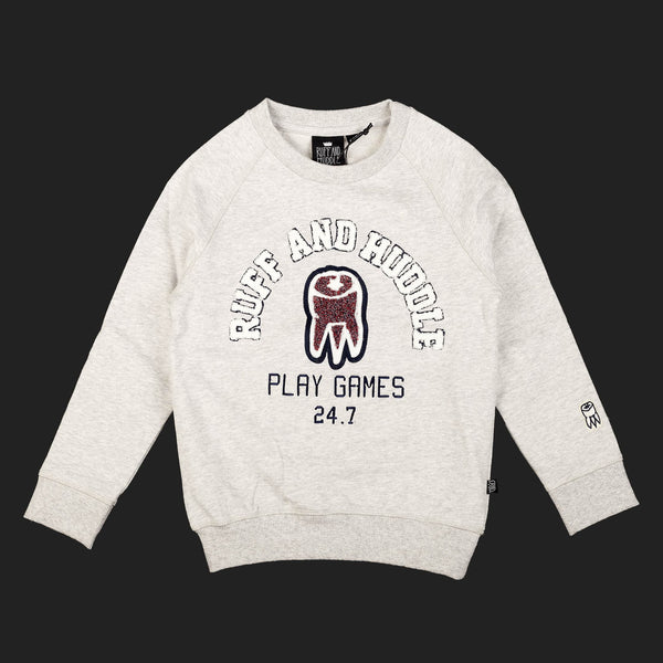 CHENILLE CREW (MARL GREY)