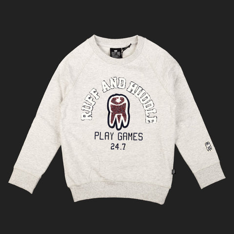 CHENILLE CREW (MARL GREY)