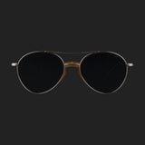 EYEVAN 7285 (716-8002 POLARIZED LENS SUNGLASSES WITH SILVER FRAME)