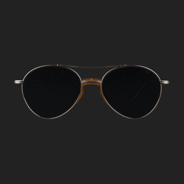 EYEVAN 7285 (716-8002 POLARIZED LENS SUNGLASSES WITH SILVER FRAME)