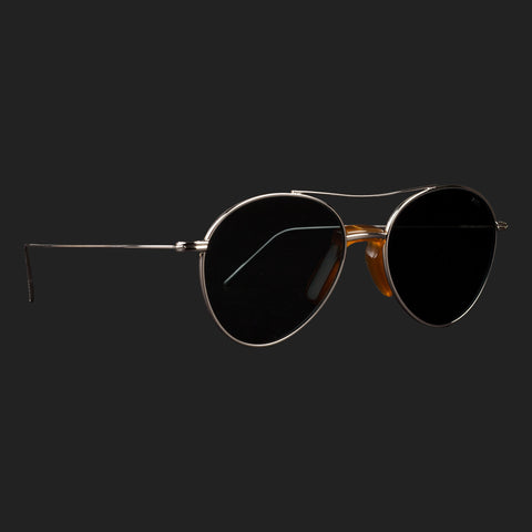 EYEVAN 7285 (716-8002 POLARIZED LENS SUNGLASSES WITH SILVER FRAME)