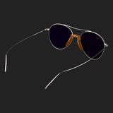 EYEVAN 7285 (716-8002 POLARIZED LENS SUNGLASSES WITH SILVER FRAME)