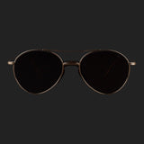 EYEVAN 7285 (716-8002 POLARIZED LENS SUNGLASSES WITH GOLD FRAME)