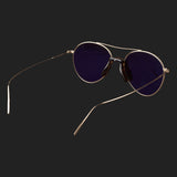 EYEVAN 7285 (716-8002 POLARIZED LENS SUNGLASSES WITH GOLD FRAME)