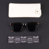 EYEVAN 7285 (715-301/300 RECTANGULAR CELLU IN CELLU SUNGLASSES)