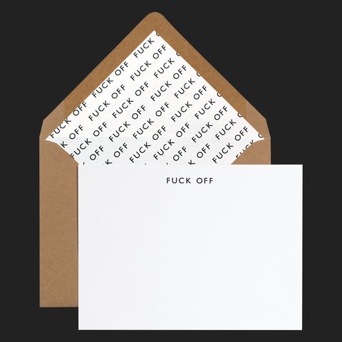 TERRAPIN "FUCK OFF" NOTE CARDS