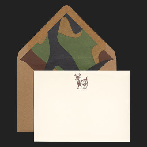 TERRAPIN "CAMO DEER" NOTE CARDS (PACK OF 5)